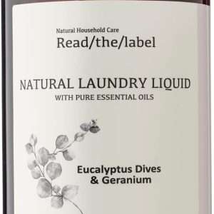 Read The Label - Eucalyptus Dives & Geranium - Natural Laundry Liquid with Pure Essential Oils - Cleanses, Purifies, and Uplifts - Natural,...