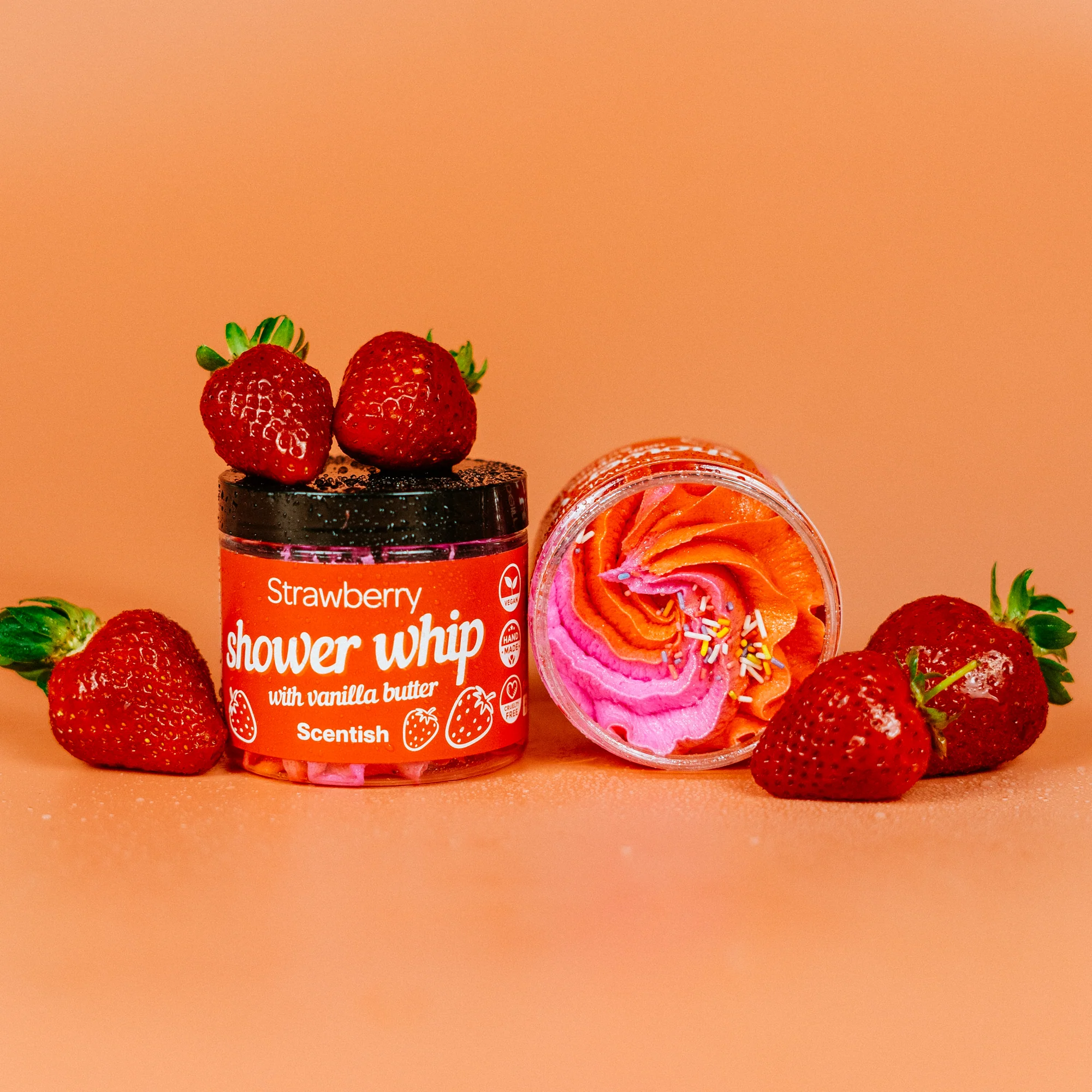 Strawberry Whipped Soap 1 Strawberry Whipped Soap