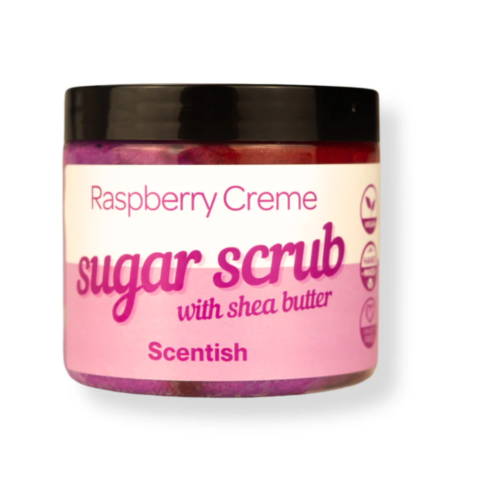 Raspberry Cream Sugar Scrub 1 Raspberry Cream Sugar Scrub